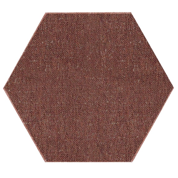 Ambiant Galaxy Way Pet Friendly Indoor Outdoor Area Rug Rust - 2' Hexagon