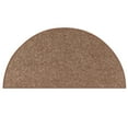 thumbnail image 1 of Ambiant Galaxy Way Solid Color Area Rugs Brown - 22" x 44" Half Round, 1 of 4