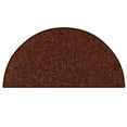 thumbnail image 1 of Ambiant Galaxy Way Solid Color Area Rugs Chocolate - 42" x 84" Half Round, 1 of 4