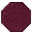 thumbnail image 1 of Ambiant Galaxy Way Solid Color Area Rugs Cranberry - 8' Octagon, 1 of 4