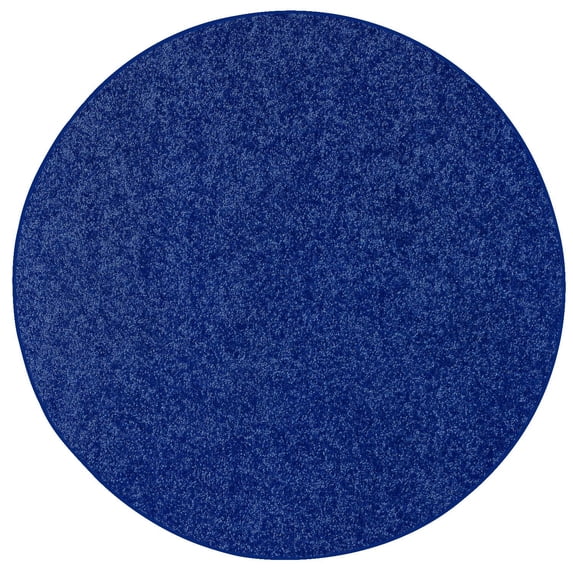 Ambiant Galaxy Way Solid Color Area Rugs Neon Blue - 9' Round