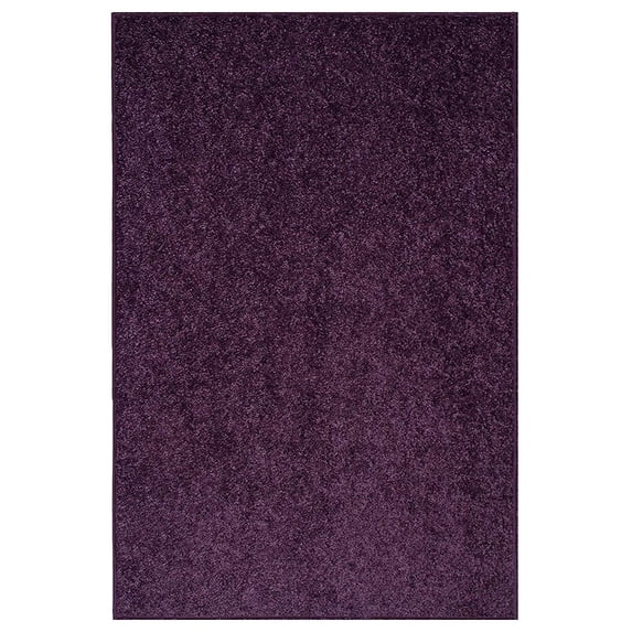 Ambiant Galaxy Way Solid Color Area Rugs Purple - 2' x 12'