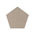 thumbnail image 1 of Ambiant Pet Friendly Solid Color Area Rugs Beige - 4' Pentagon, 1 of 4