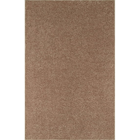 Ambiant Pet Friendly Solid Color Area Rugs Brown - 2' x 6'