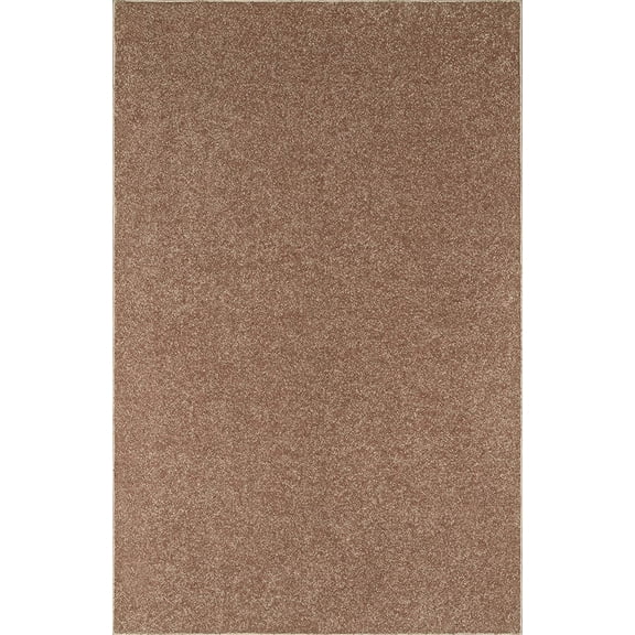 Ambiant Pet Friendly Solid Color Area Rugs Brown - 2' x 6'