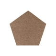 thumbnail image 1 of Ambiant Pet Friendly Solid Color Area Rugs Brown - 7' Pentagon, 1 of 4