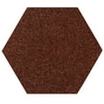 thumbnail image 1 of Ambiant Pet Friendly Solid Color Area Rugs Chocolate - 8' Hexagon, 1 of 4