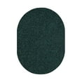 thumbnail image 1 of Ambiant Pet Friendly Solid Color Area Rugs Forest Green - 3' x 5' Oval, 1 of 4