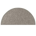 thumbnail image 1 of Ambiant Pet Friendly Solid Color Area Rugs Grey - 18" x 36" Half Round, 1 of 4