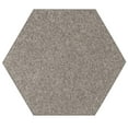 thumbnail image 1 of Ambiant Pet Friendly Solid Color Area Rugs Grey - 2' Hexagon, 1 of 4