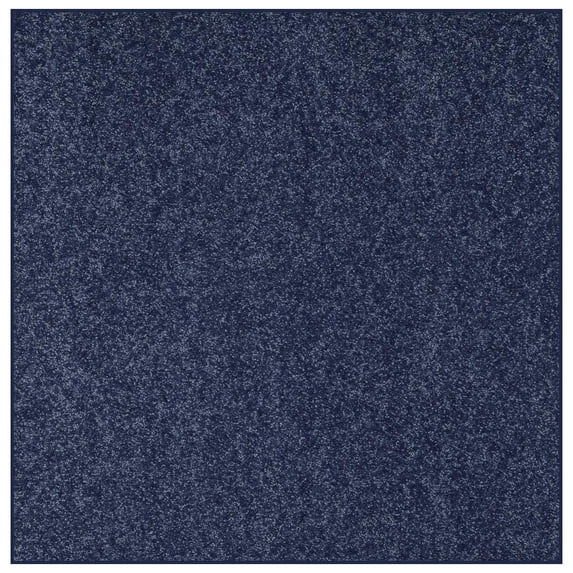 Ambiant Pet Friendly Solid Color Area Rugs Petrol Blue - 24" x 24" Square (Set Of 6)