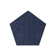 thumbnail image 1 of Ambiant Pet Friendly Solid Color Area Rugs Petrol Blue - 6' Pentagon, 1 of 4