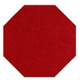 thumbnail image 1 of Ambiant Pet Friendly Solid Color Area Rugs Red - 6' Octagon, 1 of 4