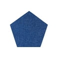 thumbnail image 1 of Ambiant Pet Friendly Solid Color Area Rugs Royal - 4' Pentagon, 1 of 4