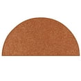 thumbnail image 1 of Ambiant Pet Friendly Solid Color Area Rugs Rust - 18" x 36" Half Round, 1 of 4