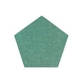 thumbnail image 1 of Ambiant Pet Friendly Solid Color Area Rugs Teal - 5' Pentagon, 1 of 4