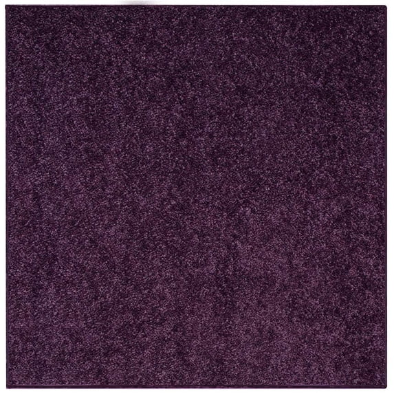 Ambiant Saturn Collection Kids Favourite Area Rugs Purple - 4' Square