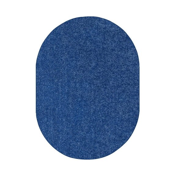 Ambiant Saturn Collection Kids Favourite Area Rugs Royal - 1.5' x 2.25' Oval Mat