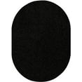 thumbnail image 1 of Ambiant Saturn Collection Pet Friendly Area Rugs Black - 3' x 5' Oval, 1 of 4