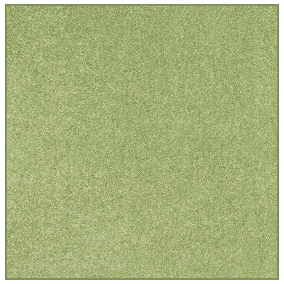 Ambiant Saturn Collection Pet Friendly Area Rugs Lime Green - 3' Square