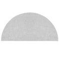 thumbnail image 1 of Ambiant Saturn Collection Pet Friendly Area Rugs Off White - 22" x 44" Half Round, 1 of 4