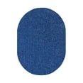 thumbnail image 1 of Ambiant Saturn Collection Pet Friendly Area Rugs Royal - 2' x 8' Oval, 1 of 4