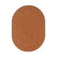 thumbnail image 1 of Ambiant Saturn Collection Pet Friendly Area Rugs Rust - 4' x 6' Oval, 1 of 4