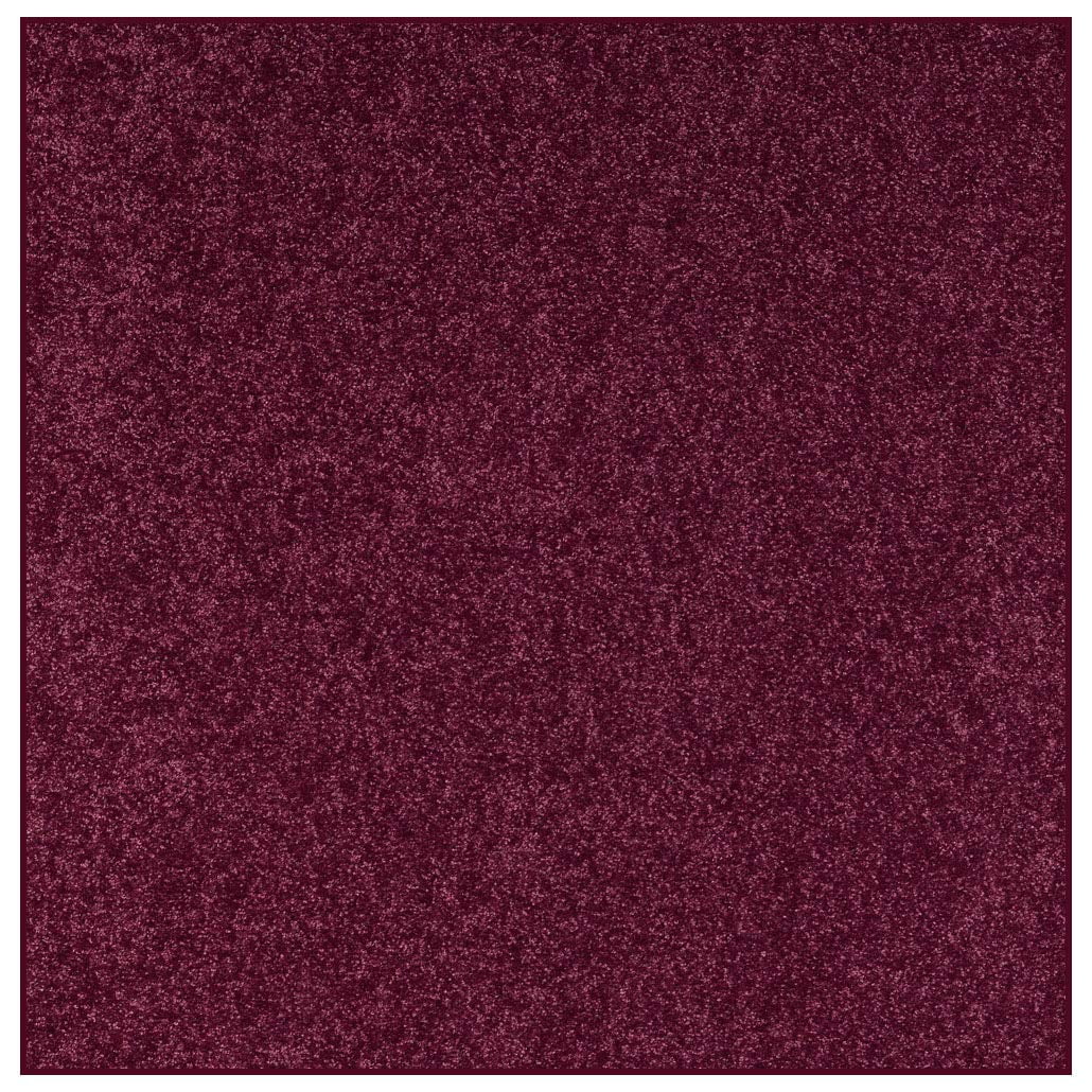 Ambiant Saturn Collection Solid Color Area Rugs Cranberry - 2' Square ...