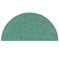thumbnail image 1 of Ambiant Saturn Collection Solid Color Area Rugs Teal - 54" x 108" Half Round, 1 of 4