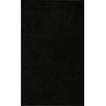 thumbnail image 1 of Ambiant Solid Color Indoor Area Rugs Black - 6' x 9', 1 of 4