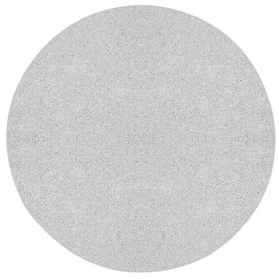 Ambiant Solid Color Indoor Area Rugs Off White - 5' Round
