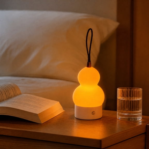 Ambient Desk Lamp With Night Light, 3-Level Touch Dimmer For Bedroom Study Table