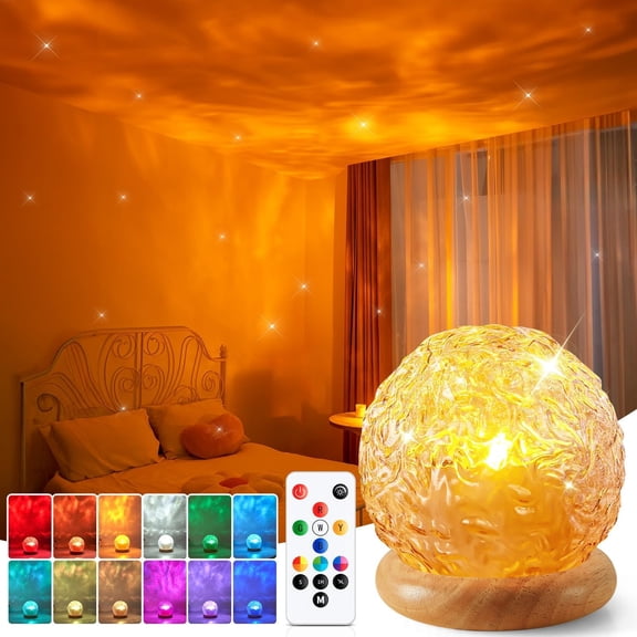 Ambient Lighting, 216 Modes Mood Lighting, 3-in-1 Sunset Lamp & Ocean Lamp & Northern Lights Projector with Remote, Room Lights for Bedroom,Gifts for Teena Girls,13 Year Old Girl Gifts