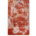 thumbnail image 1 of Ambient Rugs Accent Runner Rug - 2 ft. x 8 ft., Rust, Indoor Rug with Abstract Design, Jute Backing, 1 of 9