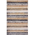 thumbnail image 1 of Ambient Rugs Geometric Pattern Rug - 5 ft. x 8 ft., Peach, Rustic Theme Distressed Rug | Home Furnishings, 1 of 7