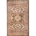 thumbnail image 1 of Ambient Rugs Geometric Print Rug - 3 ft. 5 in. x 5 ft. 6 in., Gold, Trible Rug with Patterned Design, 1 of 9
