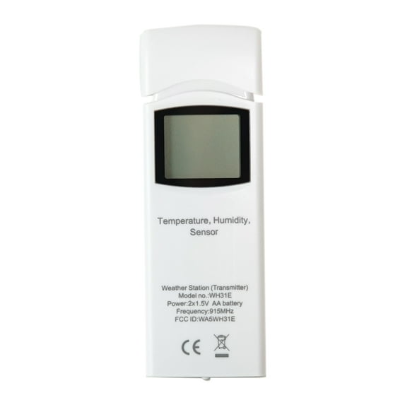 Ambient Weather WH31E Sensor for Weather Stations, 1 Pack, 4.75" x 1.5" x 0.6"
