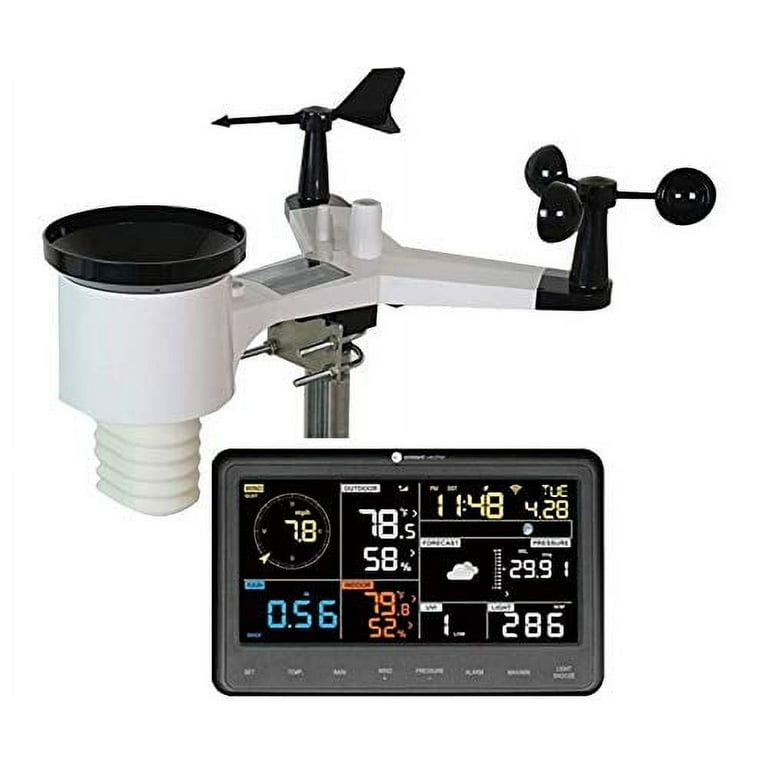 Campus Weather Station Portable Weather Station Handheld Weather Station  Portable Weather Meter Support English - AliExpress