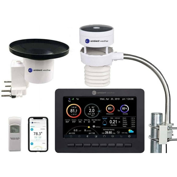 Ambient Weather WS-5000 Ultrasonic Smart Weather Station