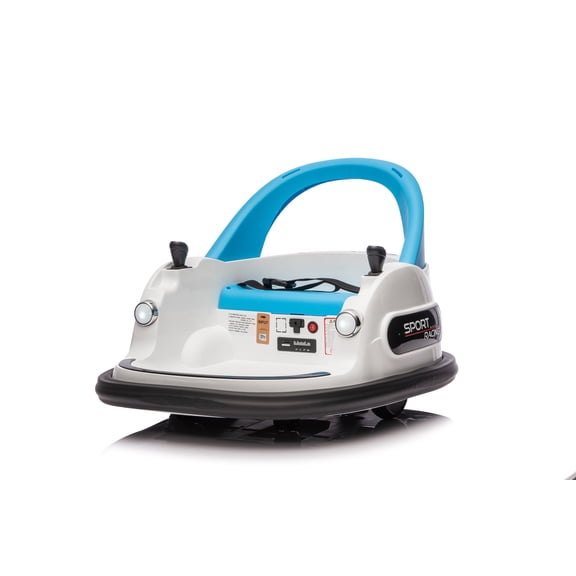 Ambifirner 12V Bumper Cars for Kids Ages 1.5-6 Years Toddlers Baby,Remote Parent Control,360° Spin,LED Lights Bluetooth Music Easy Drive Ride-On, Gift for Kids