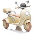 thumbnail image 1 of Ambifirner 12V Gift Electric Motorcycle 2-Seater w/Bluetooth, LED Lights & Parent Seat - 3-Wheel Ride-On Toy with Storage Box, Slow Start, 1 of 7