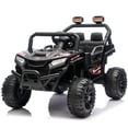 thumbnail image 1 of Ambifirner 12V Ride On Toys for Big Kids, 2 Seater Kids Ride On UTV Car 2.4G PC Vehicles w/Remote Control, Upgraded Battery, Music, Bluetooth, 4-Wheel Suspension for Boys Girls, Black, 1 of 9