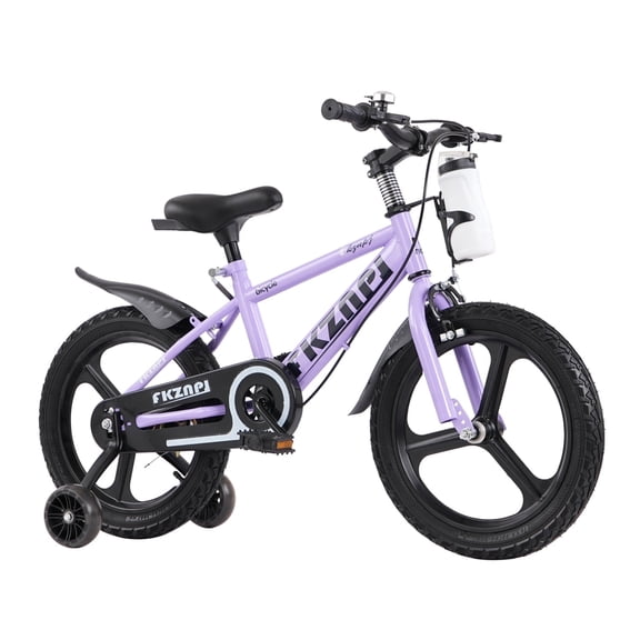 Ambifirner 16" Beginner City Bike with Handbrake & Basket Bike White