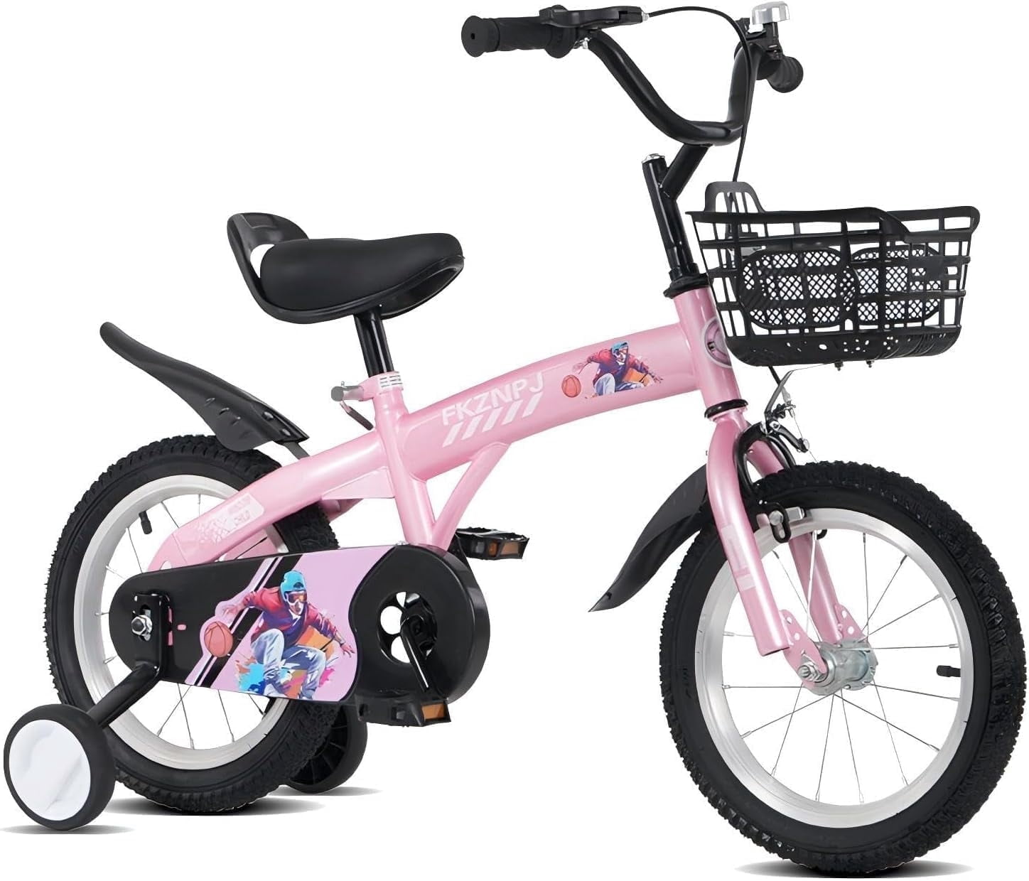 Ambifirner 16 20 inch bike with training wheels - Bicycles with Adjustable Seat, Bike with Water Bottle