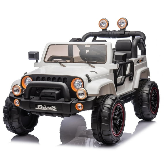 Ambifirner 2 Seater 24V Kids Ride on Truck Car for Girls, Electric Off-Road Vehicles w/Forward and Reverse Functions, 2WD SUV w/Parent Remote Control,Battery Powered Truck for Toddlers Girls