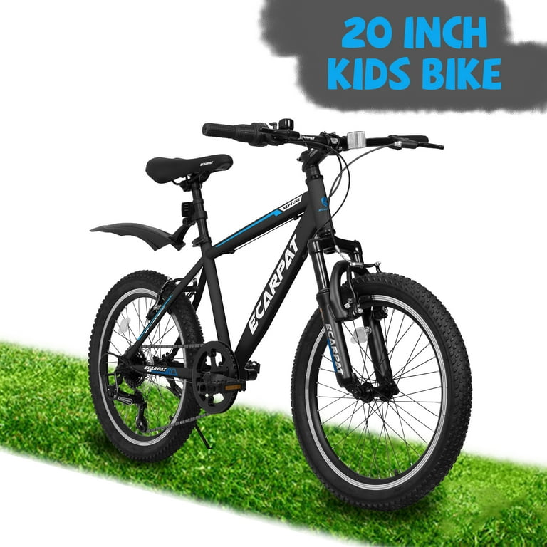 20 inch Mountain Bike for Men 7 Speed Mountain Bike Kids Mountain Bike City Commuter City Anti Slip Tire Bicycle with Fender