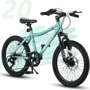 Ambifirner 20" City Bike with Adjustable Saddle & Kickstand Steel Frame