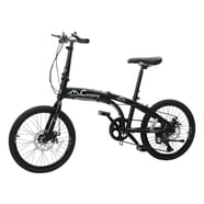 Ktaxon 26 Inch Foldable Mountain Bike, 21 Speeds, High Carbon Steel For Adults Men Women Red