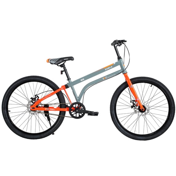 Ambifirner 24 Inch Kids Bike for Girls & Boys Ages 10+, Single Speed Teen Bicycle with Dual Disc Brakes , Lightweight Steel Frame, Multiple Colors