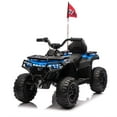 thumbnail image 1 of Ambifirner 24V 160W Kids Electric Ride-On ATV – Realistic Off-Road Design with 2WD,Decorative Flags,On/Off Light Switch,Volume Control W/ Bluetooth,USB Port,Built-in Music & Multi-Color, 1 of 8